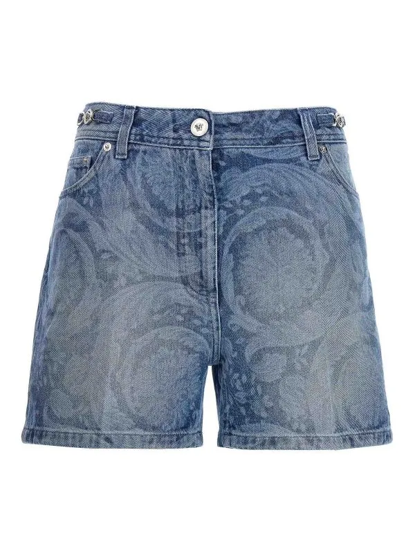 Versace Short - Bleu - Bleu - Femme | 10136891A100291D030