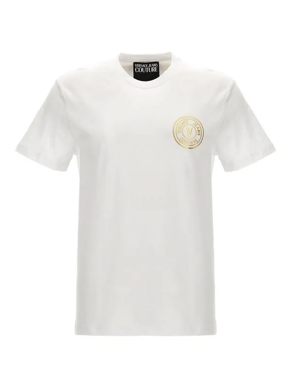 Versace Jeans Couture T-Shirt - Blanc - Blanc | 76GAHT02CJ00TG03