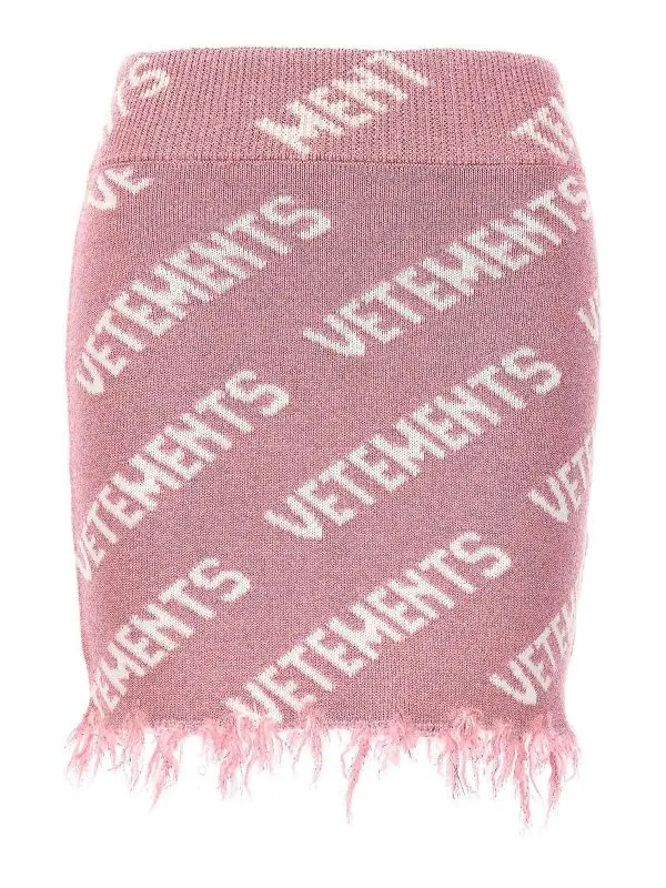 Vetements Jupe Midi - Couleur Chair - Femme | WE64KN905PBABYPINK