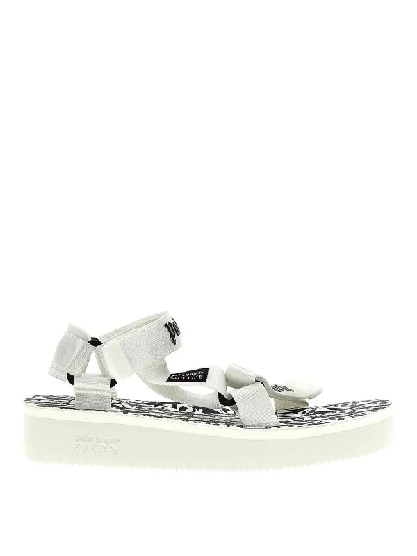 Palm Angels Sandales - Blanc - Blanc - Femme | PWIH027S24MAT0010110