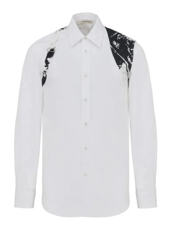 Alexander Mcqueen Chemise - Blanc - Blanc - Homme | 782233QNAAD9000