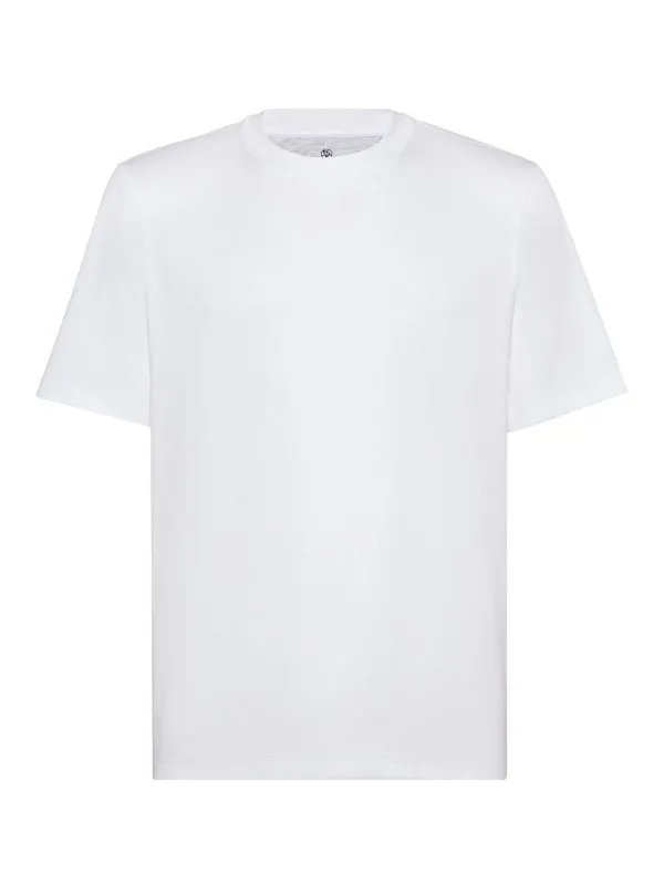 Brunello Cucinelli T-Shirt - Blanc - Blanc - Homme | M0B131308C6159