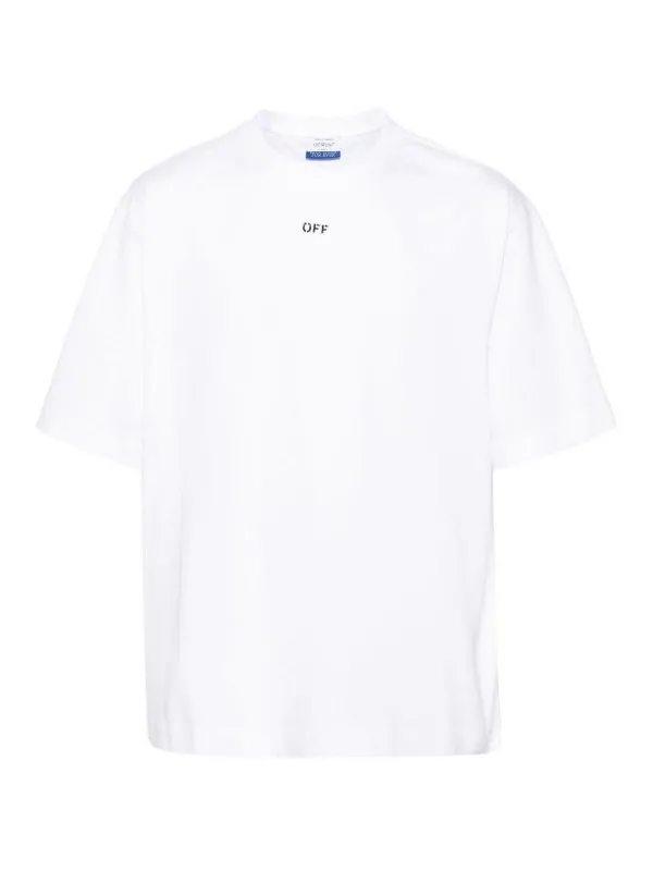 Off-White Pull Col Rond - Blanc - Blanc | OMAA120C99JER0050110