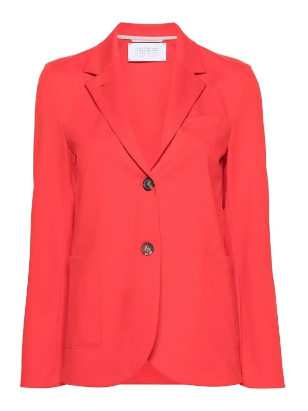 Harris Wharf London Blazer - Rouge - Rouge - Femme | A2220PXL563