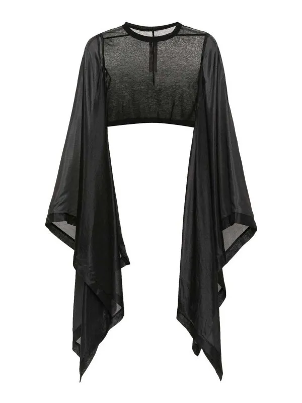 Rick Owens T-Shirt - Noir - Noir - Femme | RP01D2232UCSH09