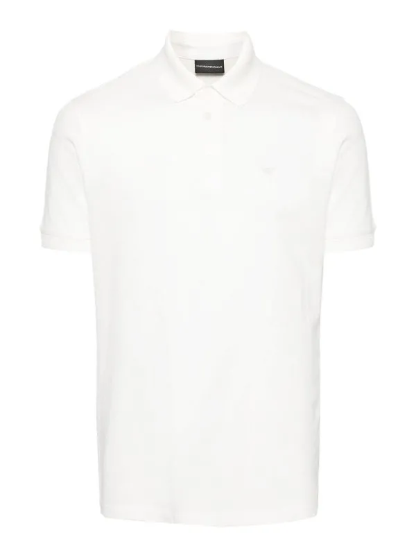 Emporio Armani Polo - Blanc - Blanc - Homme | 3D1FF21JTKZ0101
