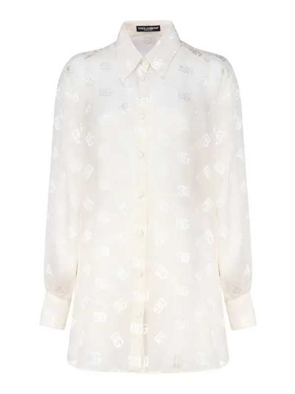 Dolce & Gabbana Chemise - Blanc - Blanc - Femme | F5O54TFJTBRW3789