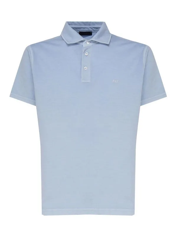 Fay Polo - Bleu - Bleu - Homme | NPMB248143TUYKU602 | thebs.com