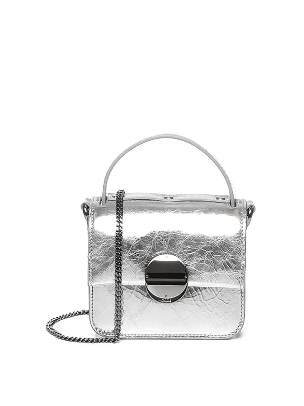 Chloe' Sac Bandoulière - Argent - Argenté | C24SP423M369DL