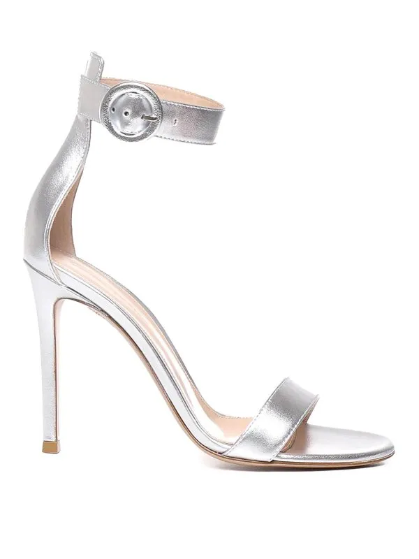 Gianvito Rossi Sandales - Portofino | G6109615RICNPSARGENAPPASILKSILVER