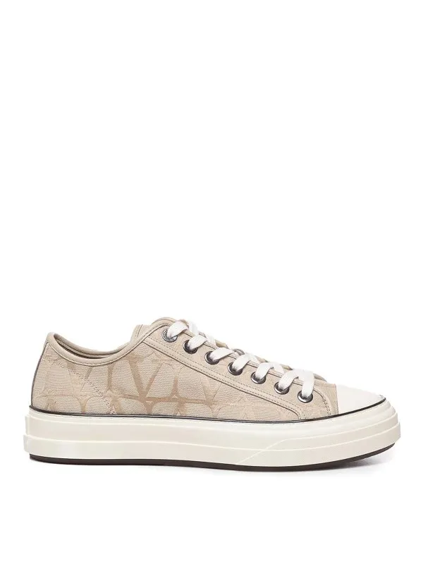Valentino Garavani Baskets - Vl7N - Beige - Homme | 4Y2S0H02ITR424