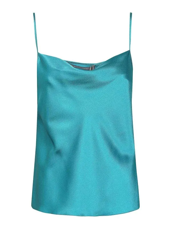 Alberta Ferretti Top - Vert - Vert - Femme | 080616190370