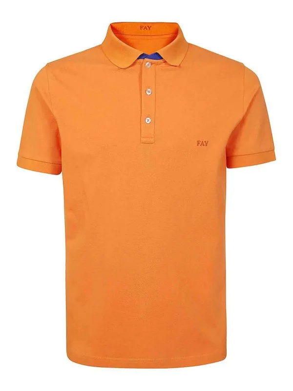 Fay Polo - Orange - Orange - Homme | NPMB248135STDWG800