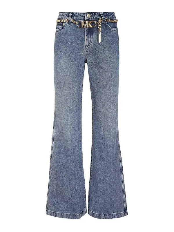 Michael Kors Jean Bootcut - Bleu - Bleu - Femme | MR49041FAU913
