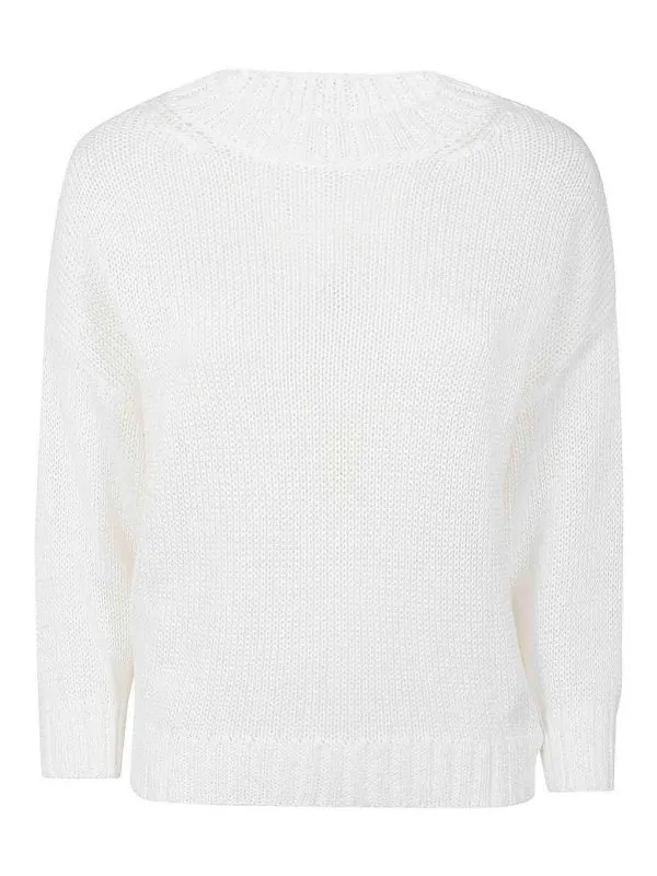 Zanone Pull Col Bateau - Blanc - Blanc - Femme | 853038ZA435Z0001