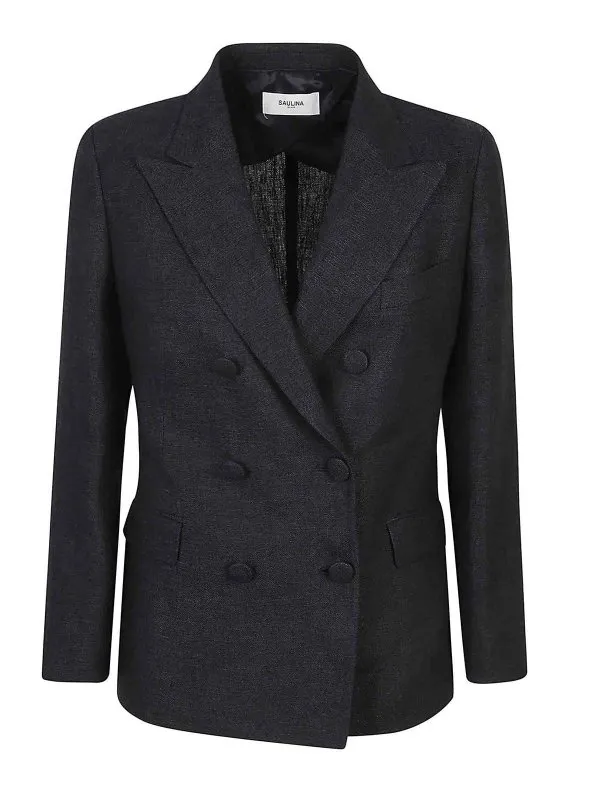 Saulina Blazer - Bleu - Bleu - Femme | ANNASAB1036 | thebs.com