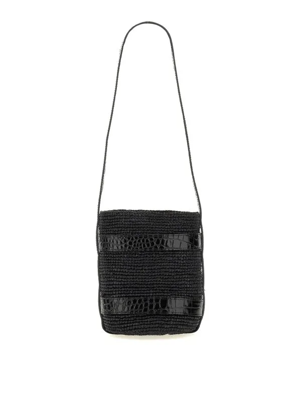 Manebi Sac Seau - Noir - Noir | L98CTRAFFIA&LEATHERBLACK&BLACK