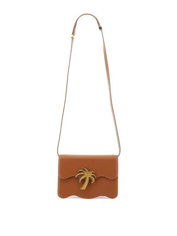 Palm Angels Sac Bandoulière - Marron | PWNQ008S23LEA0016076