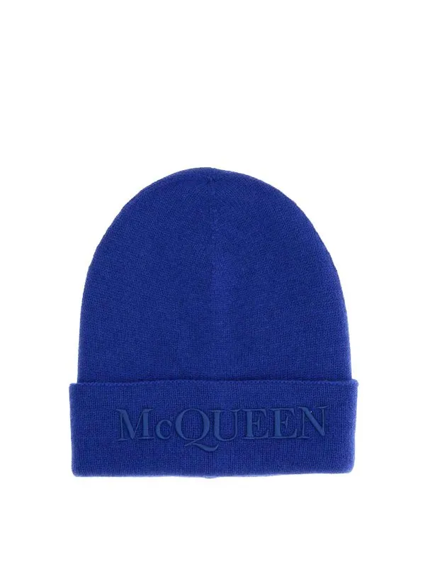 Alexander Mcqueen Chapeau - Bleu - Bleu - Homme | 6631954201Q4300