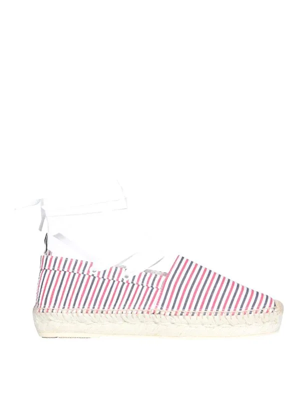 Thom Browne Espadrilles - Seersucker - Femme | FFD092A06127960