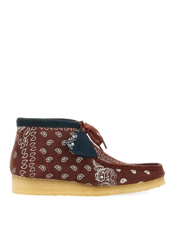 Clarks Bottes - Wallabee - Rouge Brun - Homme | 168826BRICK