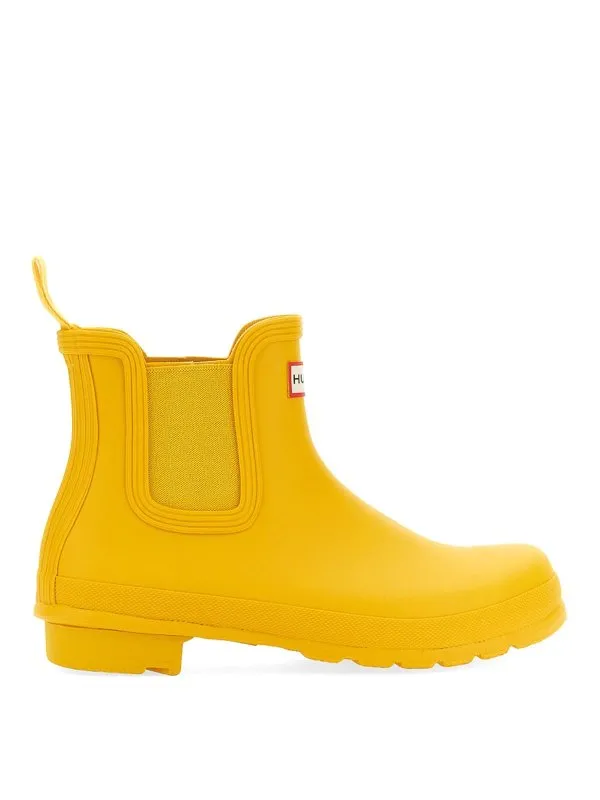 Hunter Bottes - Chelsea - Jaune - Femme | HUSWFS2078RMARYL