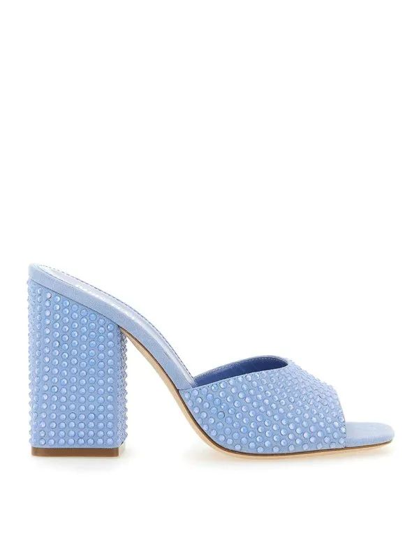 Paris Texas Mules - Bleu Clair - Bleu Clair | PX947XSACHBLUOPAL