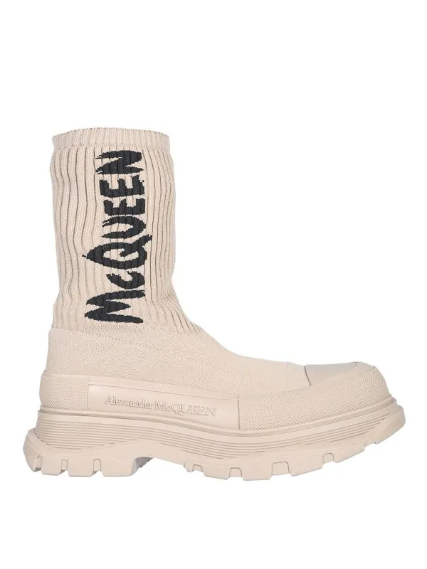 Alexander Mcqueen Bottes - Tread Slick - Beige | 705671W4TV19787
