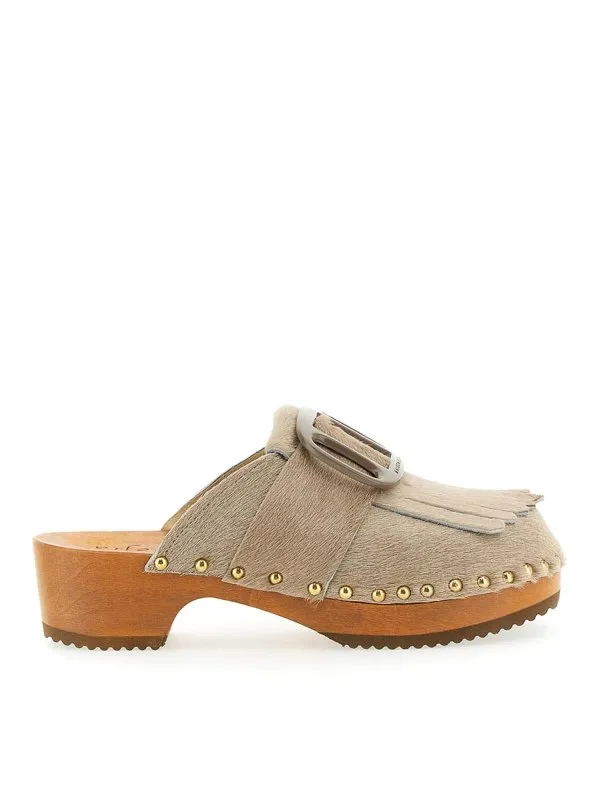 Jejia Mules Seberg - Gris Clair - Femme | SEBERGVAR1GREYFUR