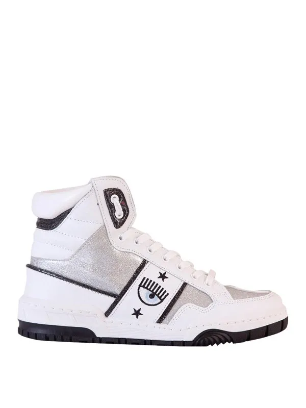 Chiara Ferragni Baskets - Logomania High | CF2834067SILVERWH