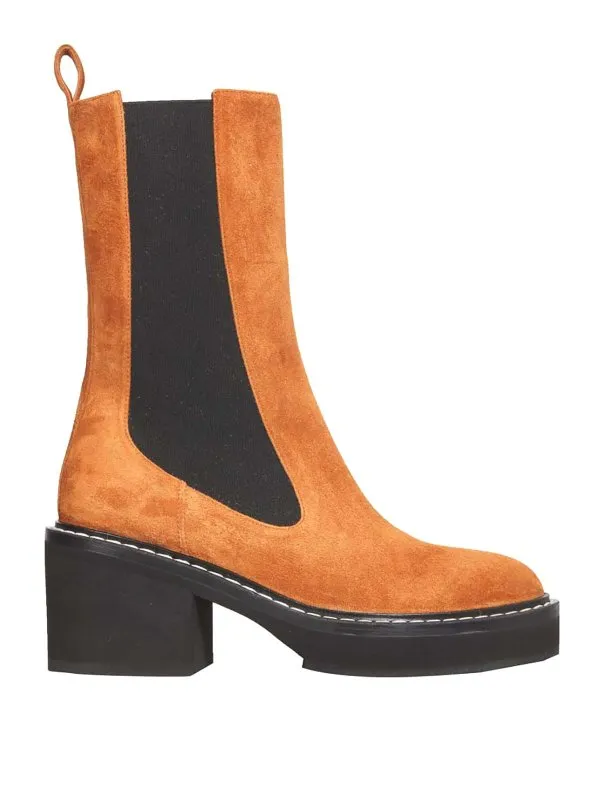 Khaite Bottes - Calgary - Marron Clair - Femme | F1015726L726902
