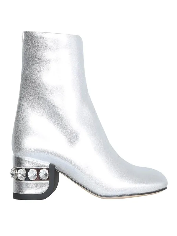 Nicholas Kirkwood Bottes - Argent - Argenté | 905A84NLM2N90