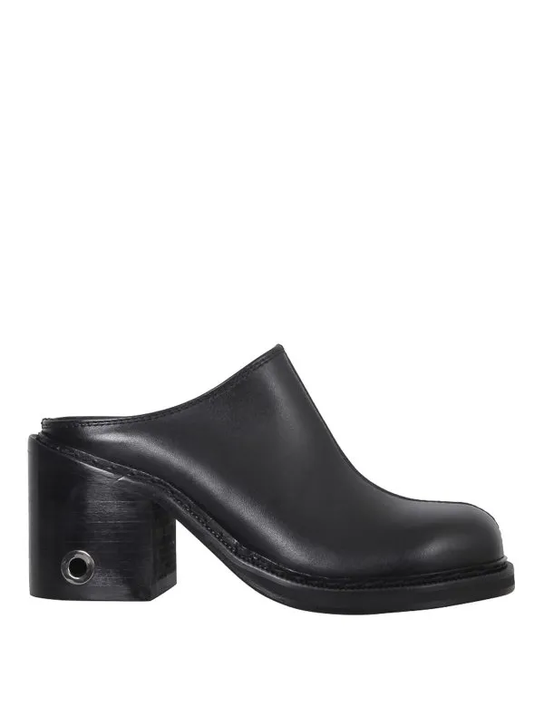 Sunnei Mules - Noir - Noir - Femme | FW21BUHSB01BLACK