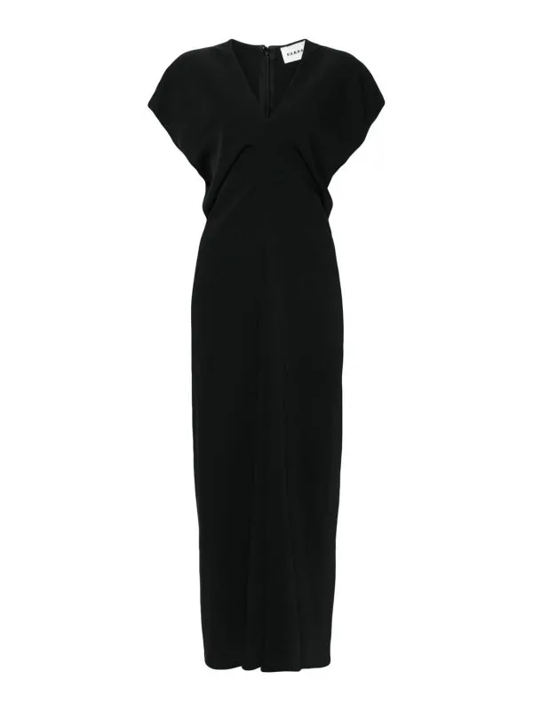 P.A.R.O.S.H. Maxi Robe - Noir - Noir - Femme | D725288PANTY24013