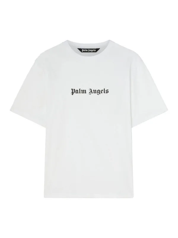 Palm Angels T-Shirt - Blanc - Blanc - Homme | PMAA089S24JER0020110