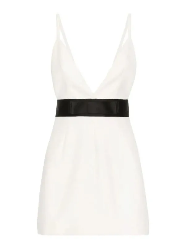 Dolce & Gabbana Robe Courte - Blanc - Blanc | F6JEYTFUBGEW0001
