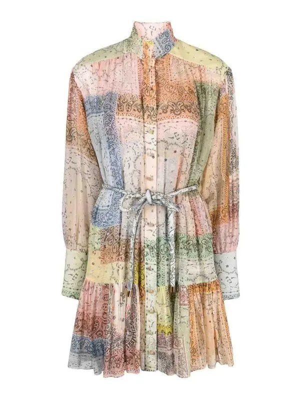 Zimmermann Robe Courte - Multicolore - Multicolore | 4089DMATBNPT