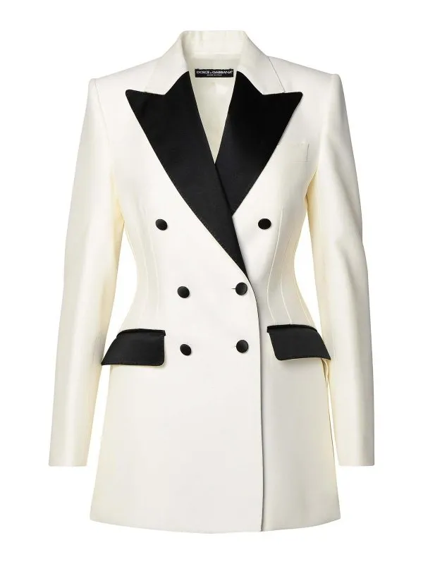 Dolce & Gabbana Blazer - Blanc - Blanc - Femme | F29YMTFU3R1W0800
