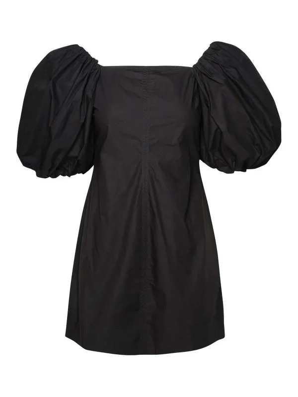 Ganni Robe Courte - Noir - Noir - Femme | F8827099 | thebs.com