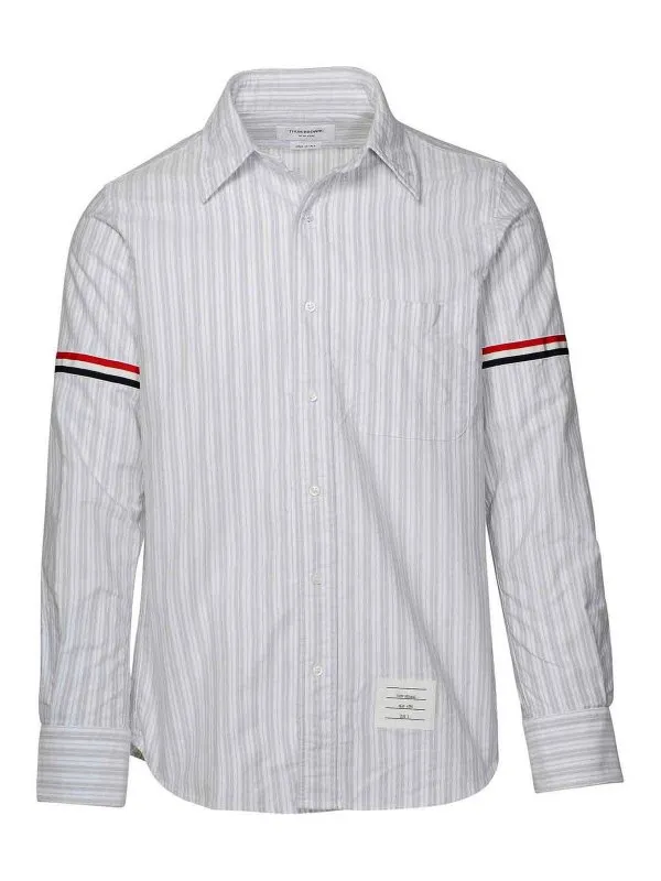 Thom Browne Chemise - Gris - Gris - Homme | MWL301OF0525035