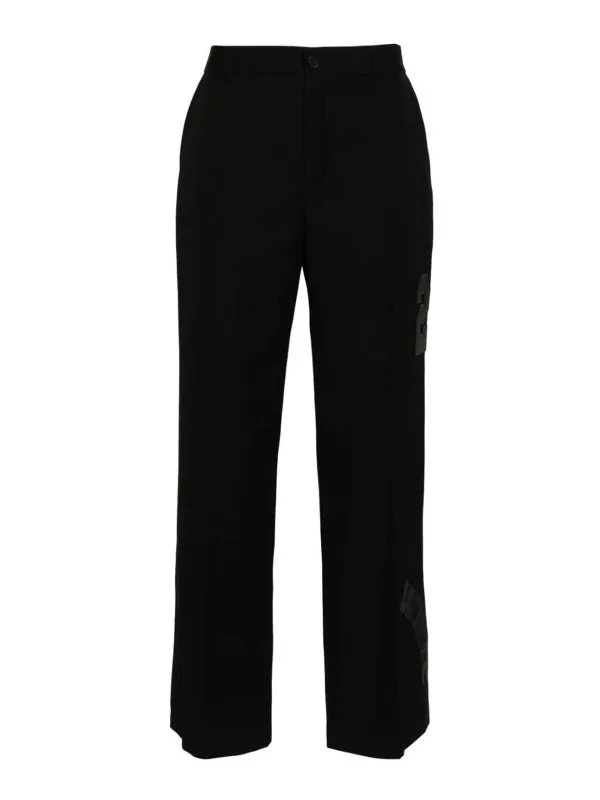 Off-White Pantalons Décontractés - Noir | OMCO038S24FAB0011010