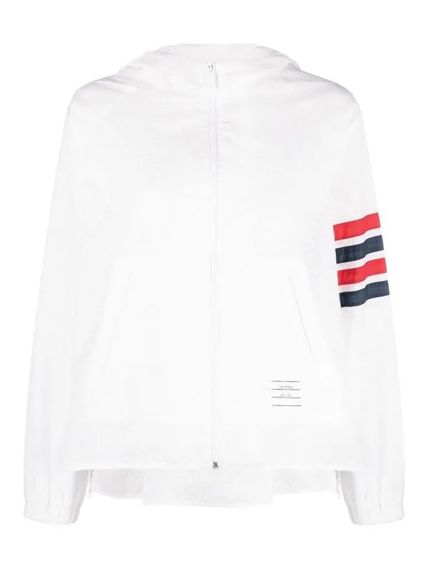 Thom Browne Veste Casual - Blanc - Blanc - Femme | FJT316AF0517100