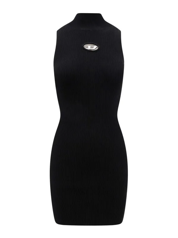 Diesel Robe Au Genou - Noir - Noir - Femme | A123960DLAX9XX