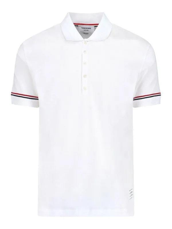 Thom Browne Polo - Blanc - Blanc - Homme | MJP193AJ0129100