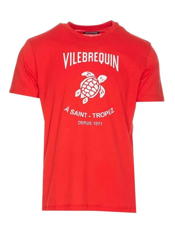Vilebrequin T-Shirt - Rouge - Rouge - Homme | VBMTS000702658608
