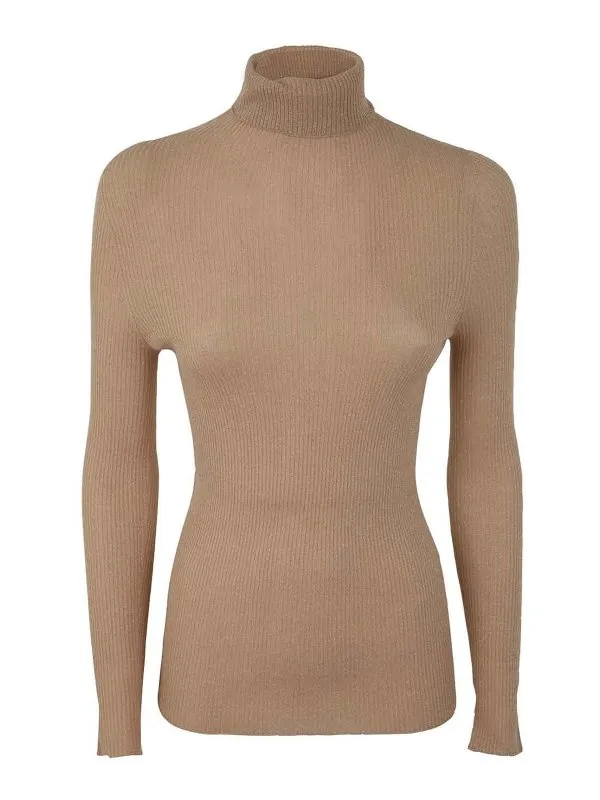 Fabiana Filippi Pull Col Roulé - Marron | MAD213F082D5732181