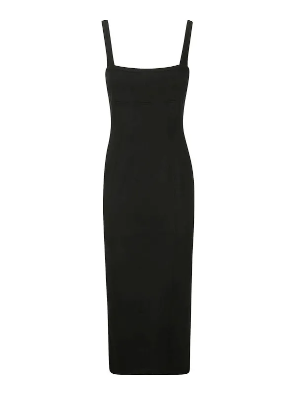 Helmut Lang Robe Au Genou - Noir - Noir - Femme | N10HW605001