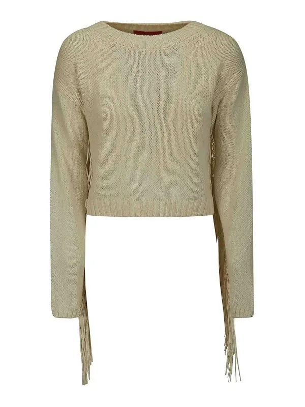 Wild Cashmere Pull Col Rond - Marron - Marron | 244SDAYANAF001