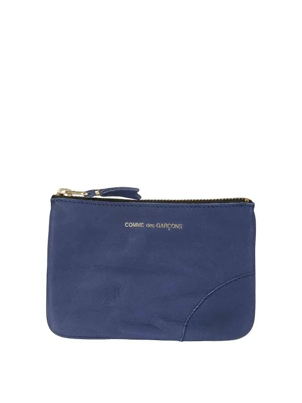 Comme Des Garçons Wallet Portefeuilles - Bleu Foncé | SA8100WW2