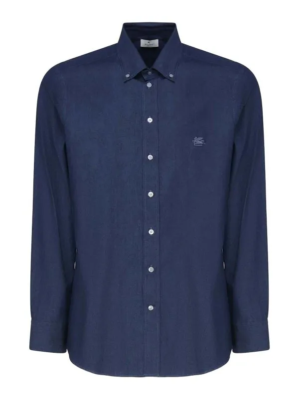 Etro Chemise - Bleu - Bleu - Homme | MRIB000499SA531X0883